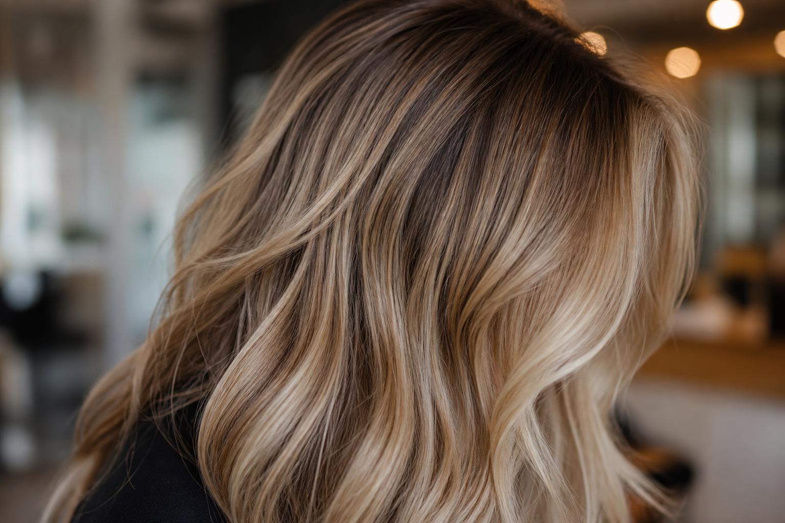 Nydelig varm sand-balayage